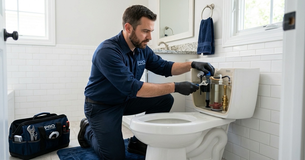 Toilet repair specialist in Dallas, TX